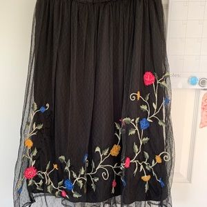 Zara floral skirt